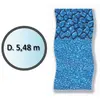 Image de Liner boulder forme ronde d.5.48m pour piscine hors sol - LI1848SBO - SWIMLINE