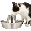 Image de Petsafe Fontaine pour animaux en acier inoxydable Seaside - 1,8 L - Argent