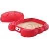 Image de Step2 Bac à sable Crabbie Bac à Sable Enfant / pour Enfants en Plastique avec Couvercle & Banc Sous la forme d'un Crabe
