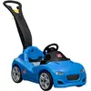 Image de Step2 Push Whisper Ride Voiture Enfant Porteur Auto en bleu Véhicule Jouet avec barre de poussée pour Enfants dès 1.5 ans