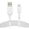 Image de Belkin Câble USB-A vers Lightning pour iPhone / iPad 2m Certifié MFi Charge Rapide Blanc