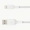 Image de Belkin Câble USB vers Lightning MFi 18W Nylon Tressé 3m Charge et Synchro Blanc