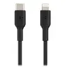 Image de Belkin Câble USB-C vers Lightning Power Delivery 18W Synchronisation 1m Noir