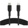 Image de Belkin Câble USB-C vers Lightning 18W Power Delivery Nylon Tressé 1m Noir