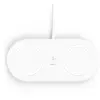 Image de Belkin Double station de recharge à induction Boost Charge 15W (Blanc)