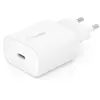 Image de Belkin Chargeur Secteur USB-C 25 W pour iPhone (20 W) et Samsung (25 W) - Blanc