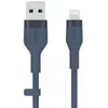 Image de Belkin Câble USB-A vers Lightning BOOST?CHARGE Flex - 1 m - Bleu