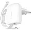 Image de Belkin Chargeur secteur USB-C 20 W avec câble USB-C vers Lightning (Blanc)