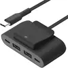 Image de Belkin Hub de charge avec 4 ports USB-C et USB-A pour voiture (Noir)