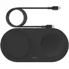 Image de Belkin Chargeur Magsafe Qi2 15W + chargeur pour Airpods (Noir)