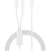 Image de BELKIN BoostCharge Pro 140W Dual USB-C Cable 1.5m White