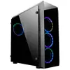 Image de Chieftec ATX Scorpion II gaming moyen ATX Scorpion II gaming moyen tour vitre trempe faciale et cote 4x RGB ring fan et telecommande inclus SPCC 06mm sans