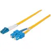 Image de Intellinet Câble Fibre Optique 5 m OS2 LC SC Jaune