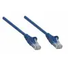 Image de Intellinet Câble réseau Cat6 - 0,25 m - Bleu