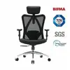 Image de SIHOO M18 4-Point Support (Head/Back/Lumbar/Arms) - Breathable Mesh -150kg - Noir