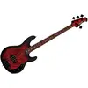 Image de Sterling StingRay RAY34 Poplar Burl Dark Scarlet Burst Satin