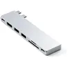 Image de Satechi Hub USB-C Slim PRO pour MacBook Plug and Play Compact Argent