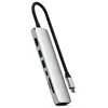 Image de SATECHI Multiports USB-C Slim 7-en-1 (Argent)