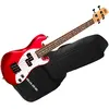 Image de Kala Solid Body U-Bass - 4 cordes - Rouge