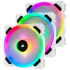 Image de Corsair LL Series, White LL120 RGB, 120mm RGB LED Fan, Triple Pack with Lighting Node PRO