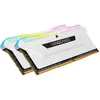 Image de Corsair Vengeance RGB PRO SL Series 16 Go (2 x 8 Go) DDR4 3200 MHz CL16 - Blanc
