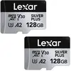 Image de LEXAR Carte microSDXC Silver Plus UHS-1 128Go R205/W150 V30 - Pack de 2