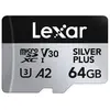Image de LEXAR Carte microSDXC Silver Plus UHS-1 64Go R205/W100 V30