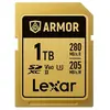 Image de LEXAR Carte SDXC Pro Gold Series ARMOR UHS-II 1To V60 IP68 Stainless Steel R280/W210