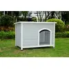 Image de MEDOR ET COMPAGNIE-Niche Chien Pliable Blanc certifié FSC® - 115 x 72,5 x 83 cm