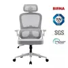 Image de SIHOO M102C Blanc Fauteuil ergo : hauteur, lombaire, accoudoirs relevables, large assise