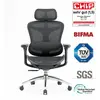 Image de SIHOO C300 : 3D accoudoirs, lombaire auto, dossier maille, 150 kg, Noir