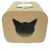 Image de CHAMPION COMPANION-Griffoir Chat - Champion Companion Griffoir Scratcher Cat head Box Beige - 30 x 30 x 25 cm