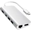 Image de Satechi Hub USB-C Multiport USB 3.0 Power Delivery 49W HDMI 4K et Lecteur SD Argent