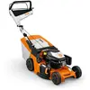 Image de STIHL RM 448 T - 166 cm³ - 46 cm - Mulching + éjection latérale/arrière - Orange/gris
