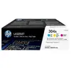 Image de Toner HP 304A - CF372AM cyan, magenta, jaune Pack de 3