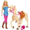 Image de Mattel Barbie avec cheval - Coffret