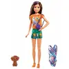 Image de Barbie poupée mannequin Skipper avec chiot
