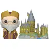 Image de Funko figurine Pop Town Dumbledore avec Poudlard