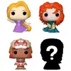 Image de Funko Bitty Pop figurines Disney Rapunzel, pack de 4