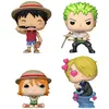 Image de Funko Figurines POP One Piece - Pack de 4