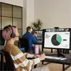 Image de Cisco Casque 722 Sans Fil Double avec Socle de Chargement - Noir Charbon