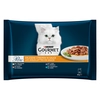 Image de 4x85g Gourmet Perle aiguillettes de dinde, thon, canard, agneau - Pâtée pour chat