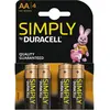 Image de Duracell Pile alcaline Mignon AA LR6, boîte de 100 (4 pcs, AA), Batteries + piles