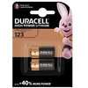 Image de Pack 2 Piles 123 Duracell Ultra Lithium pour Appareil photo Noir