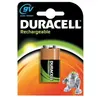 Image de Duracell Pile rechargeable 6LR61 (9V) NiMH 170 mAh 8.4 V