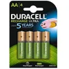 Image de Duracell Pack blister de 4 piles rechargeables Duracell Duralock AA 1,2V - 2400 mAh