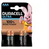 Image de Duracell Ultra Power MX2400 - Batterie 4 x AAA - Alcaline