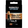 Image de Duracell Optimum Pack de 4 piles AAA (4 pcs, AAA), Batteries + piles