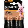 Image de Duracell Plus (4 pcs, AA, 3250 mAh), Batteries + piles
