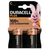 Image de Duracell 2 Pile Alcaline C Plus 100 % - 2 Unités - Duracell